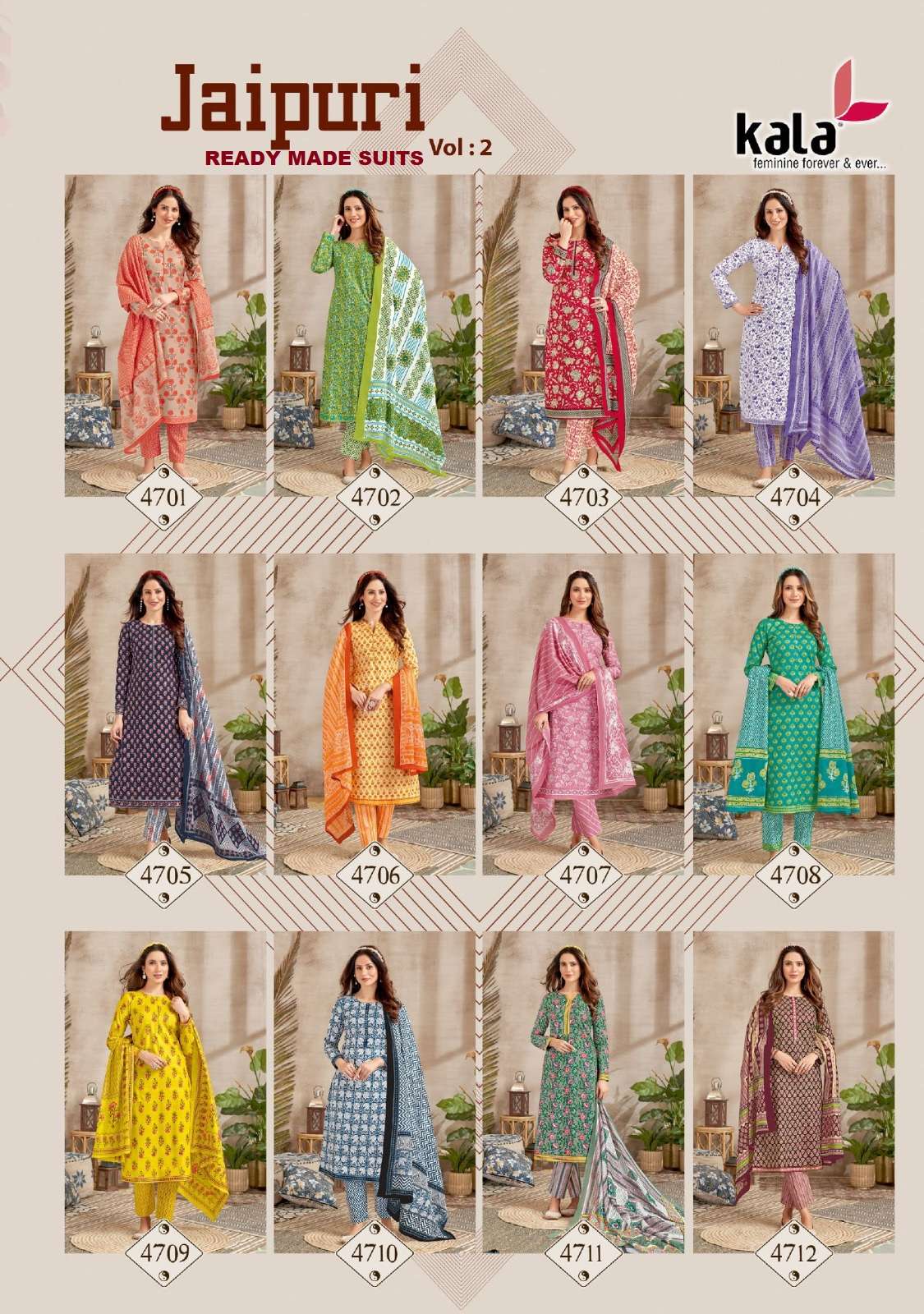 KALA FASHION JAIPURI VOL 2  READY MADE