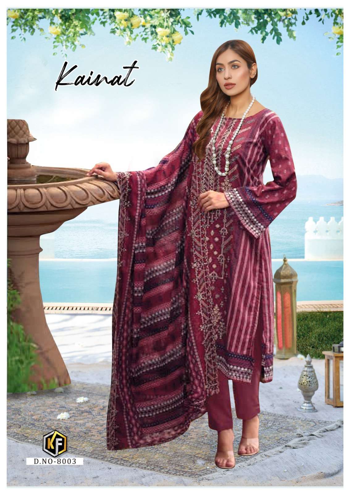 KEVAL FAB KAINAT LUXURY LAWN COLLECTION VOL 8 