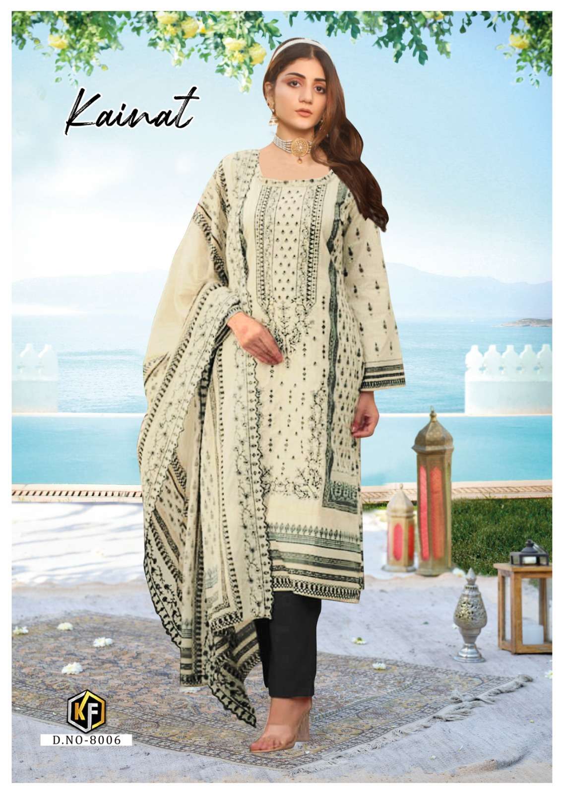 KEVAL FAB KAINAT LUXURY LAWN COLLECTION VOL 8 