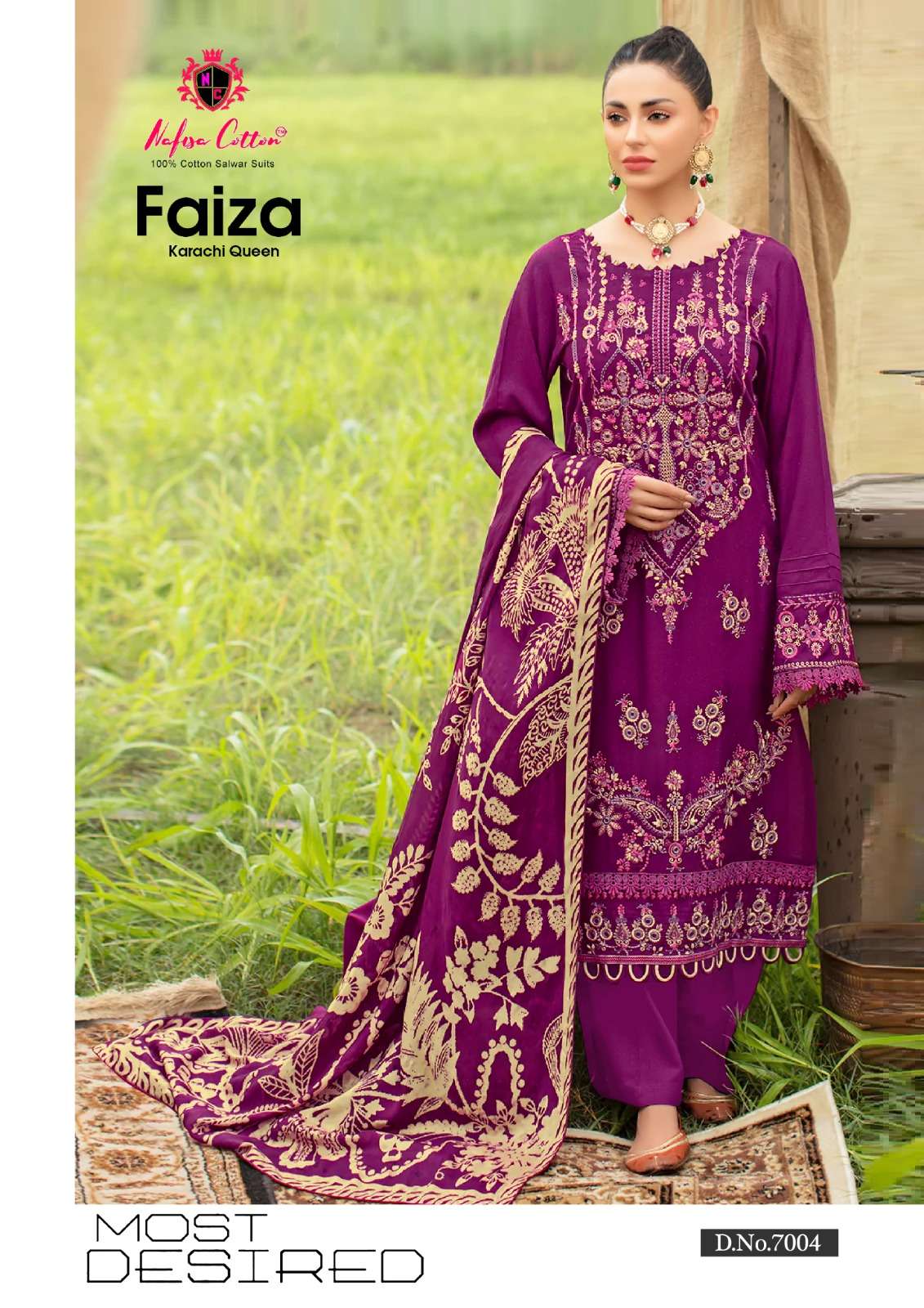 NAFISA COTTON FAIZA KARACHI QUEEN VOL 07 