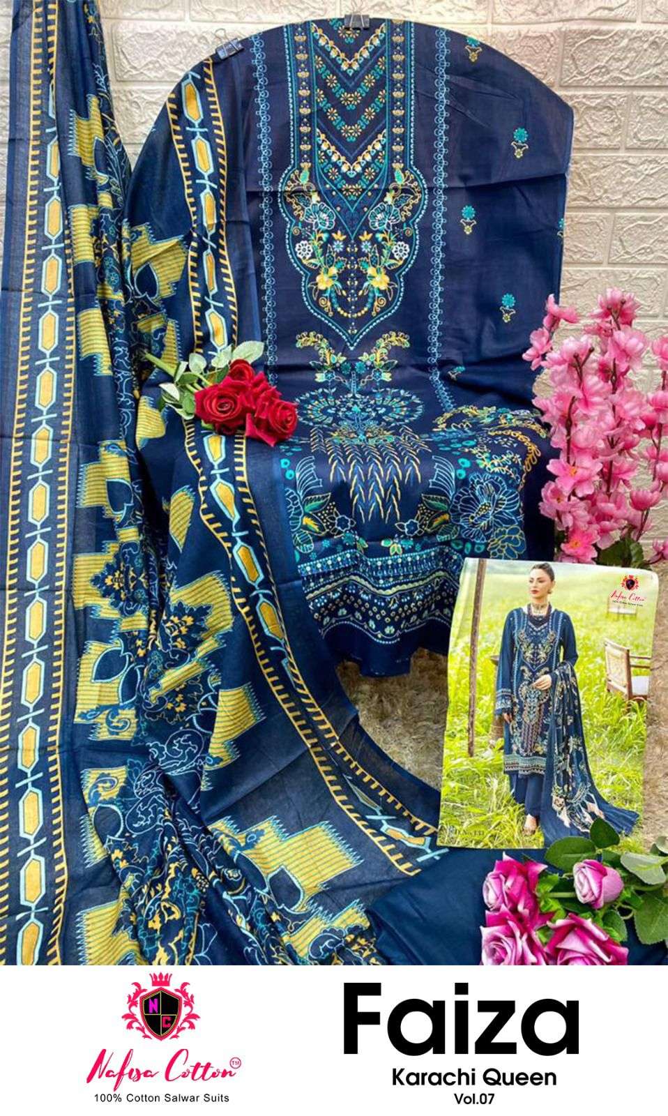 NAFISA COTTON FAIZA KARACHI QUEEN VOL 07 