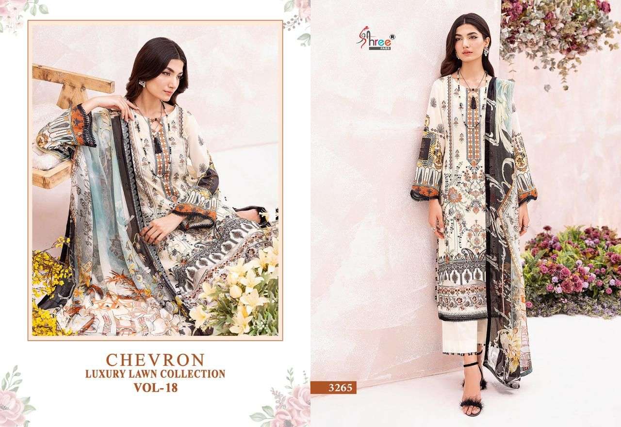 SHREE FABS CHEVRON LUXURY LAWN COLLECTION VOL 18