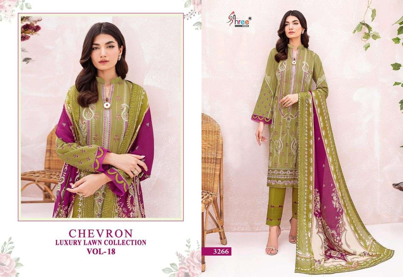 SHREE FABS CHEVRON LUXURY LAWN COLLECTION VOL 18
