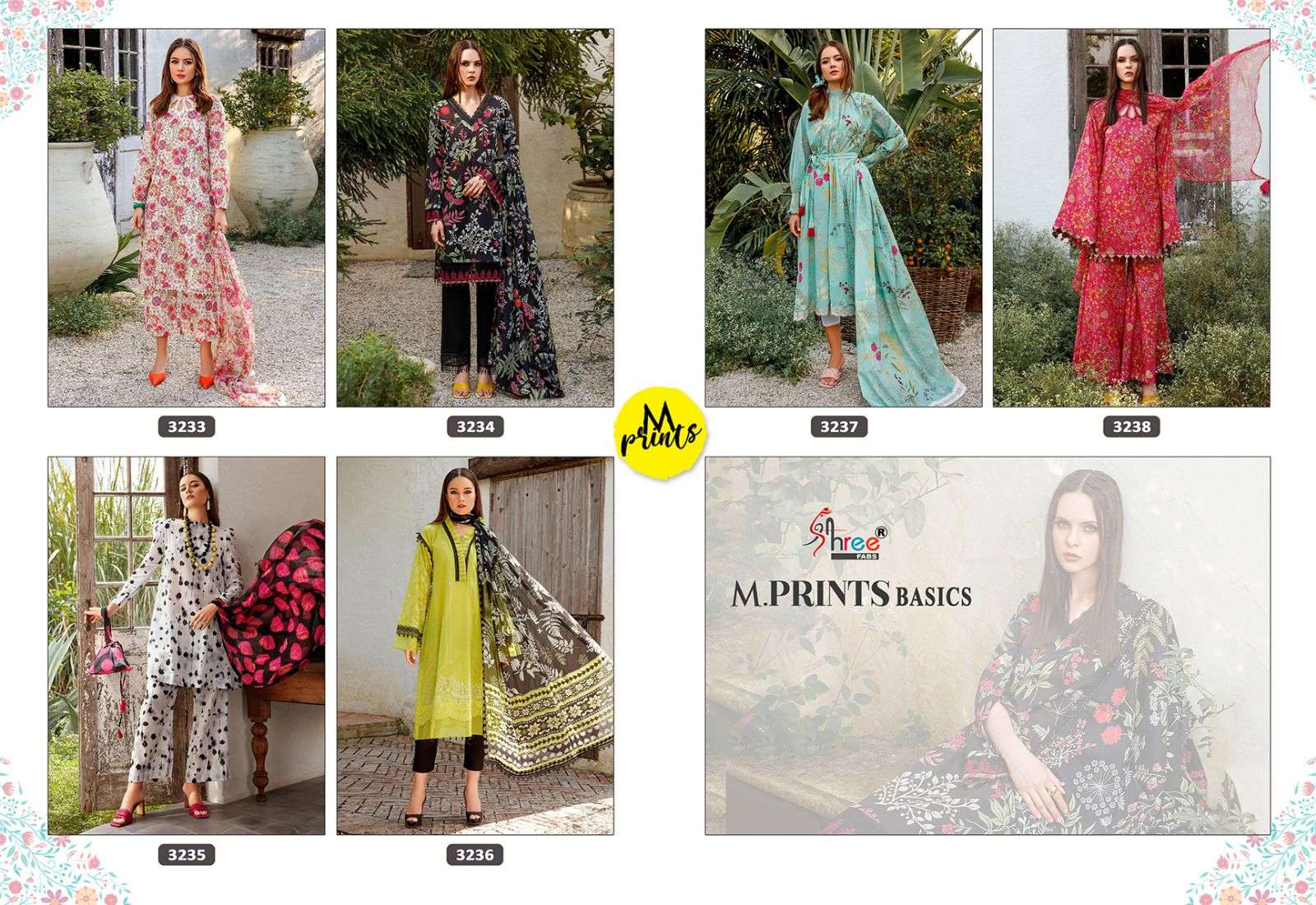 SHREE FABS M PRINTS BASICS 