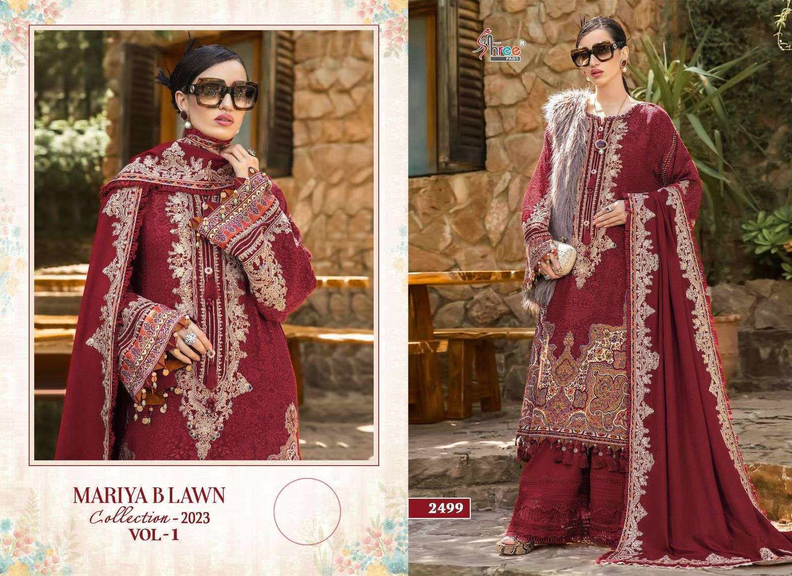SHREE FABS MARIYA B LAWN COLLECTION 23 VOL 1