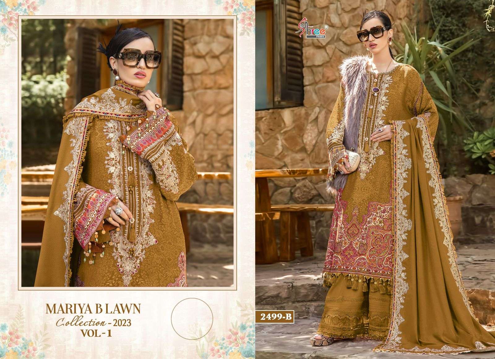 SHREE FABS MARIYA B LAWN COLLECTION 23 VOL 1