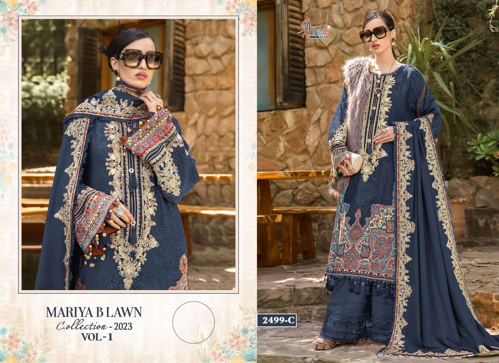 SHREE FABS MARIYA B LAWN COLLECTION 23 VOL 1