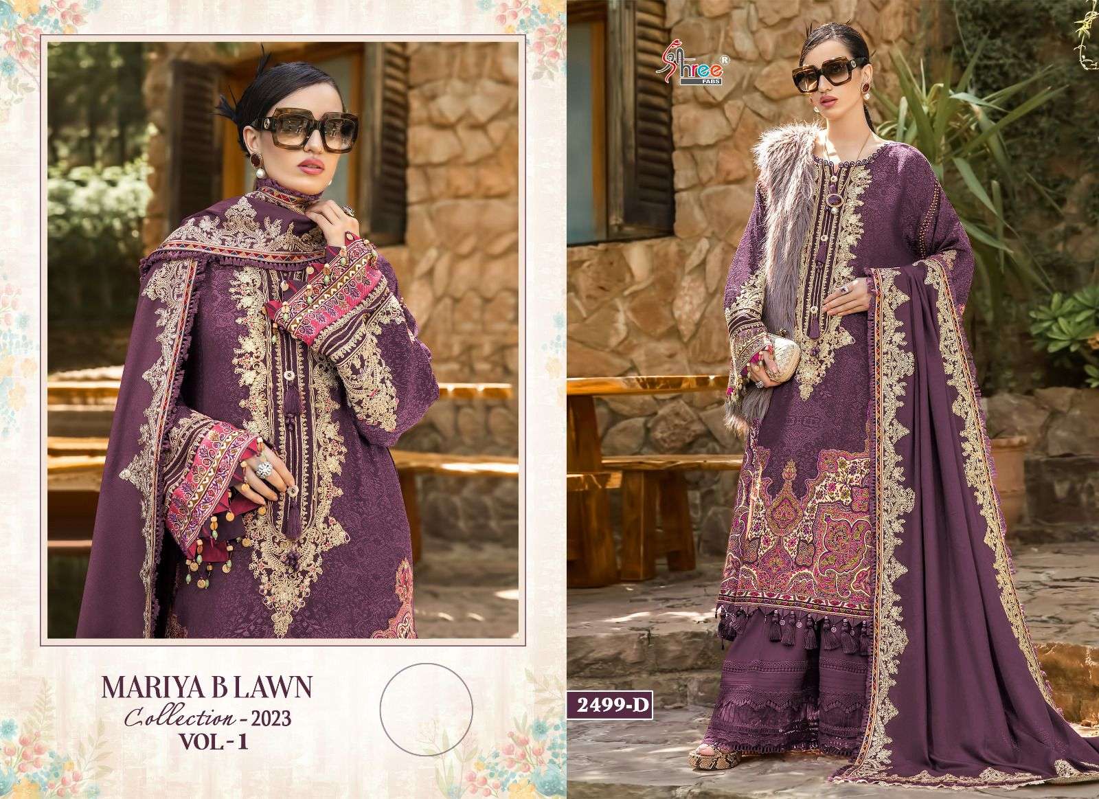 SHREE FABS MARIYA B LAWN COLLECTION 23 VOL 1