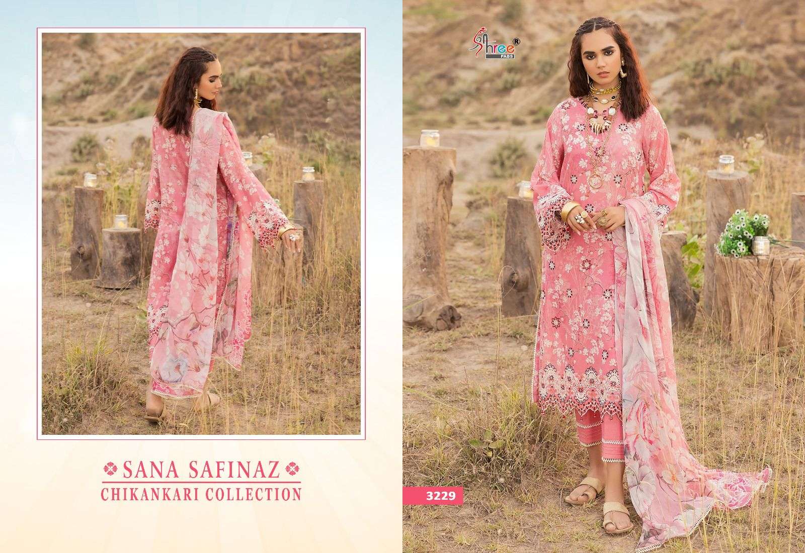 SHREE FABS SANA SAFINAZ CHIKANKRI COLLECTION 