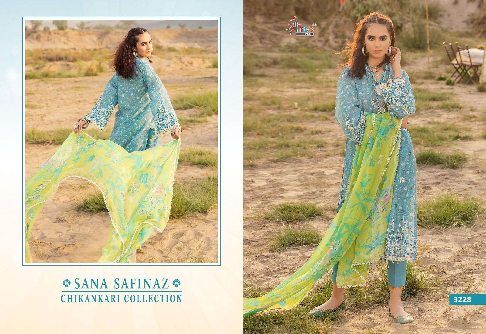 SHREE FABS SANA SAFINAZ CHIKANKRI COLLECTION 
