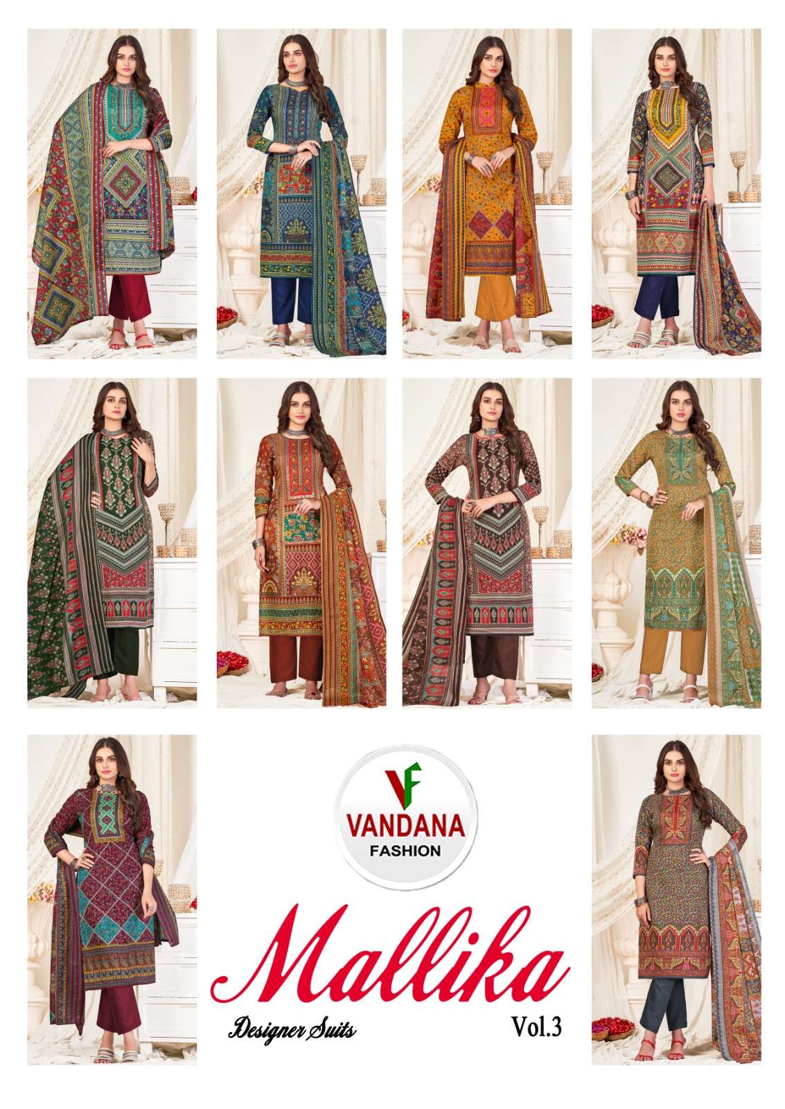 VANDANA FASHION MALLIKA VOL 3 