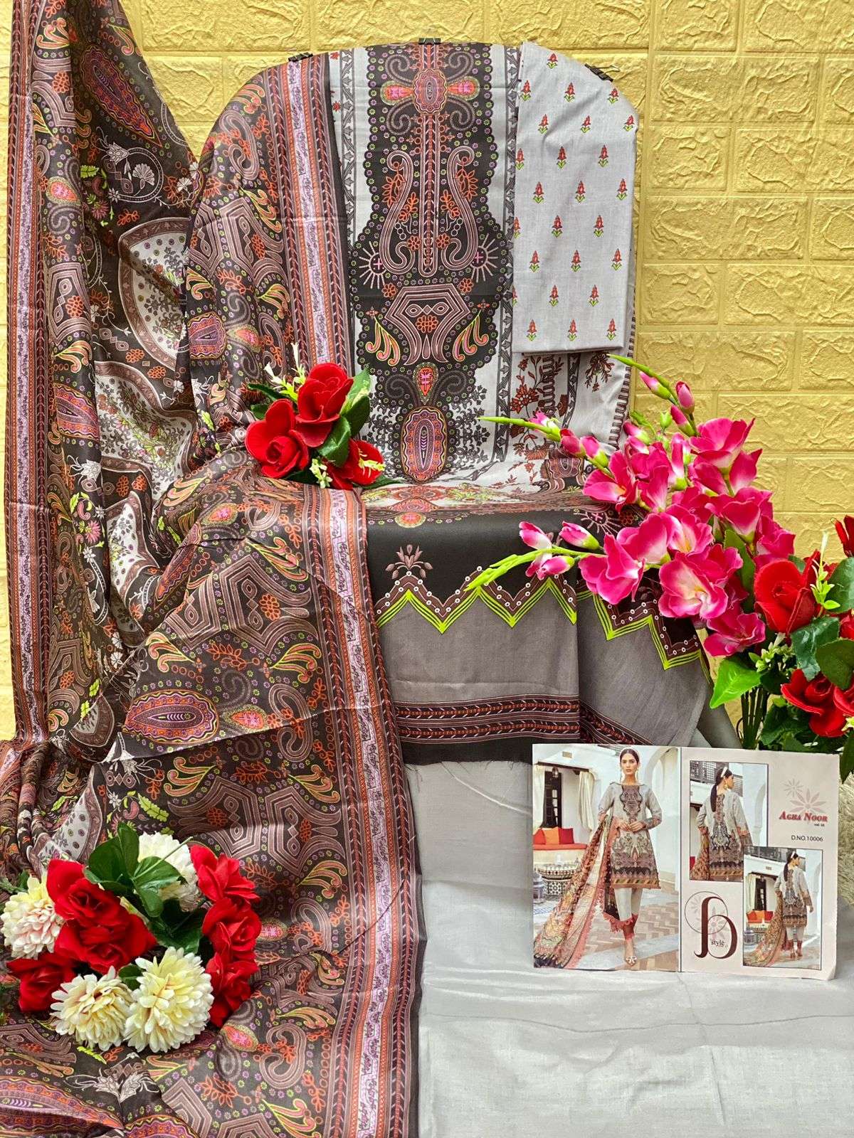 AGHA NOOR LUXURY LAWN COLLECTION VOL 10