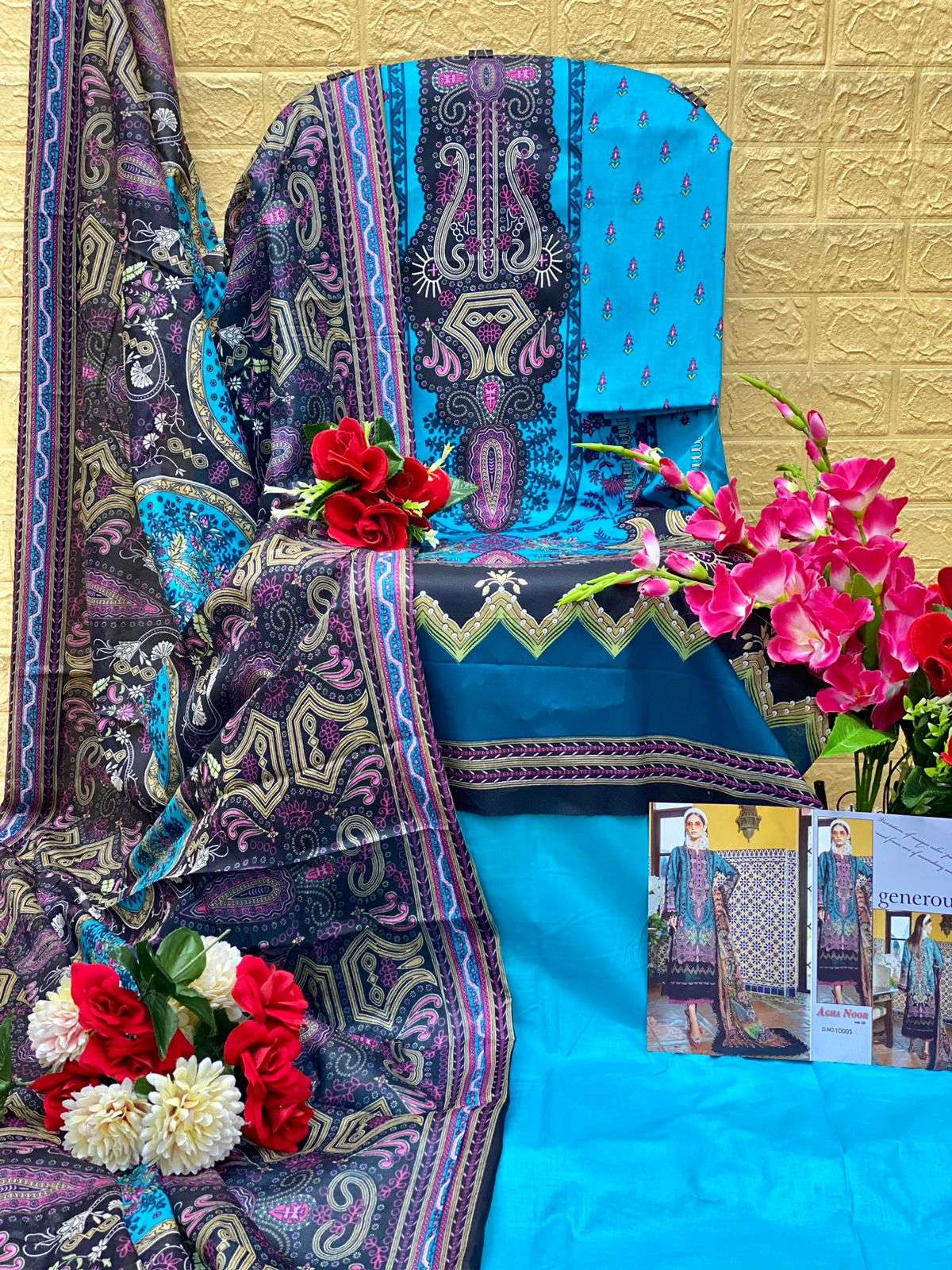 AGHA NOOR LUXURY LAWN COLLECTION VOL 10