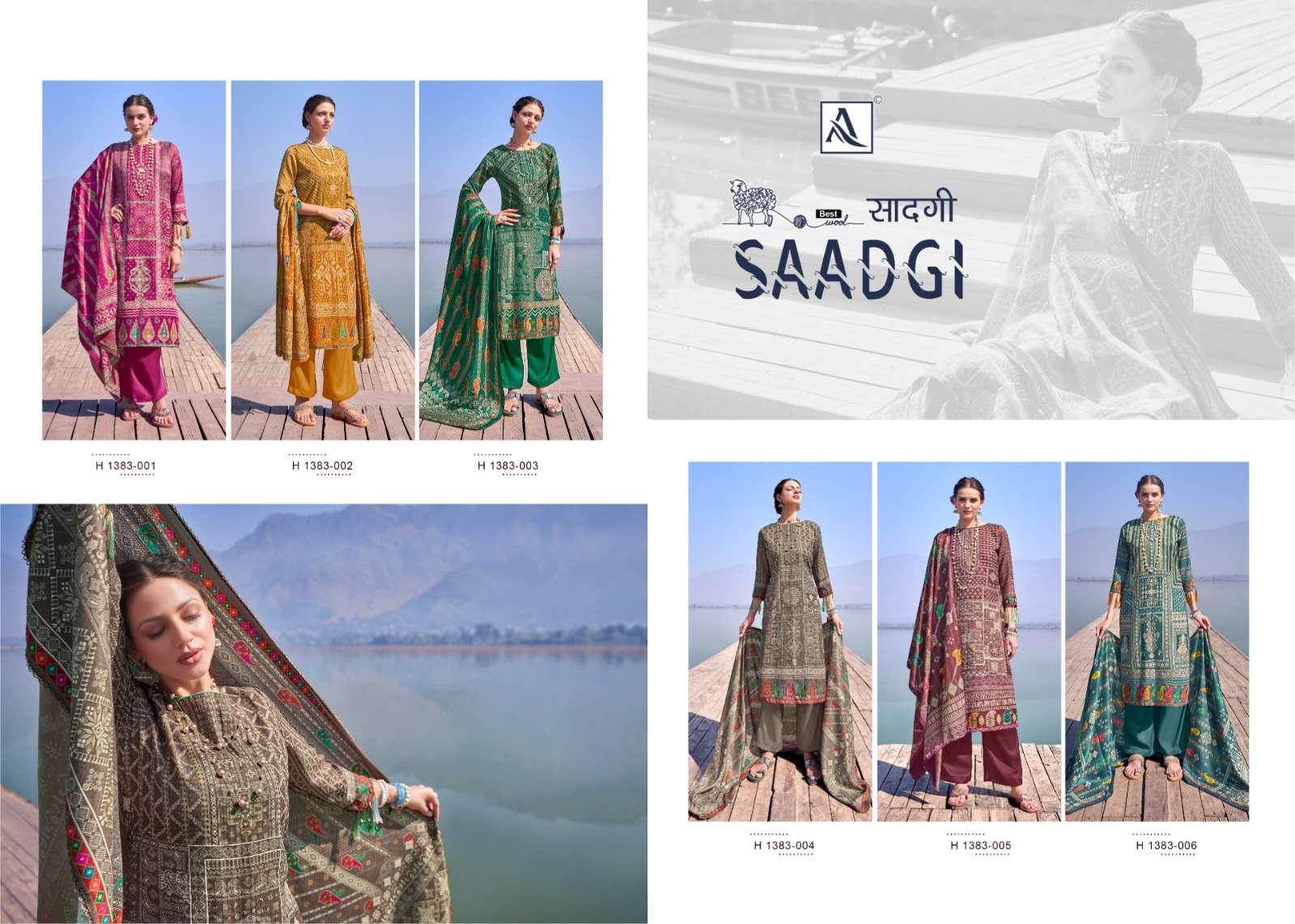 ALOK SUITS SAADGI 