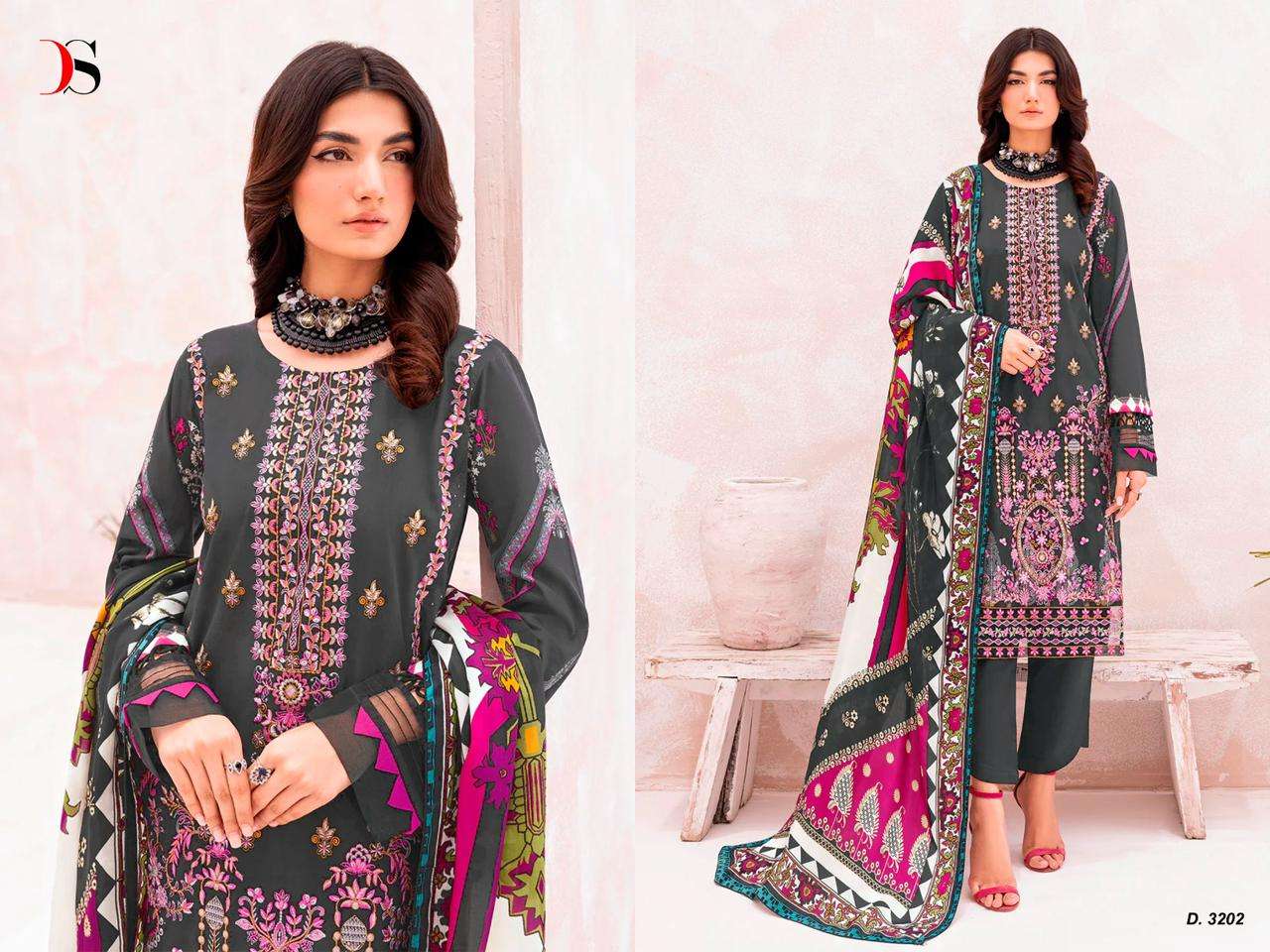 DEEPSY SUITS CHEVERON LAWN VOL 9 