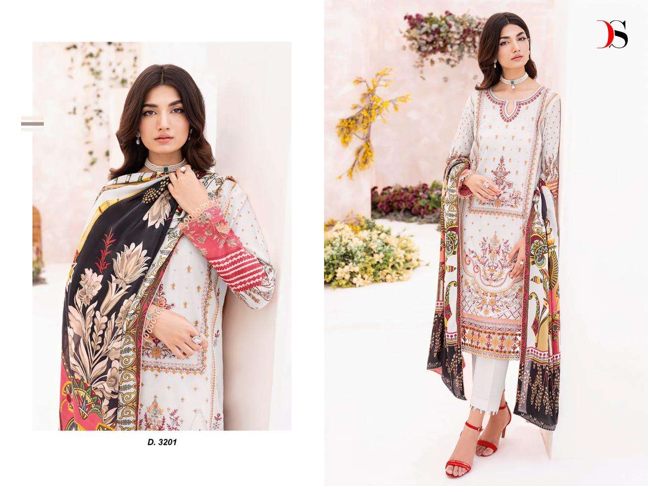 DEEPSY SUITS CHEVERON LAWN VOL 9 