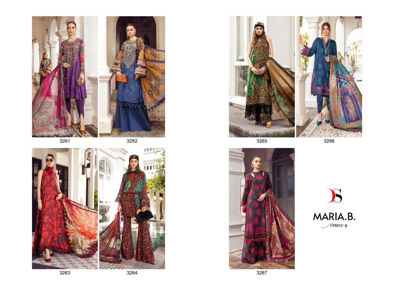 DEEPSY SUITS MARIA B M PRINT VOL 5