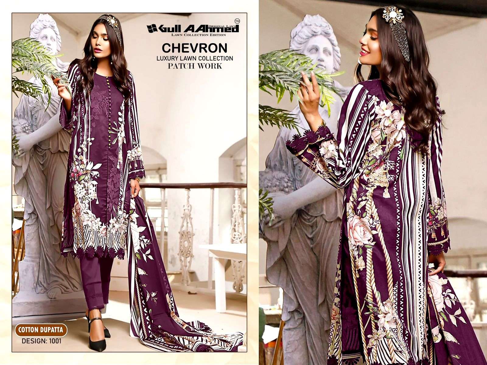 GULL AAHMED CHEVRON LUXURY LAWN COLLECTION
