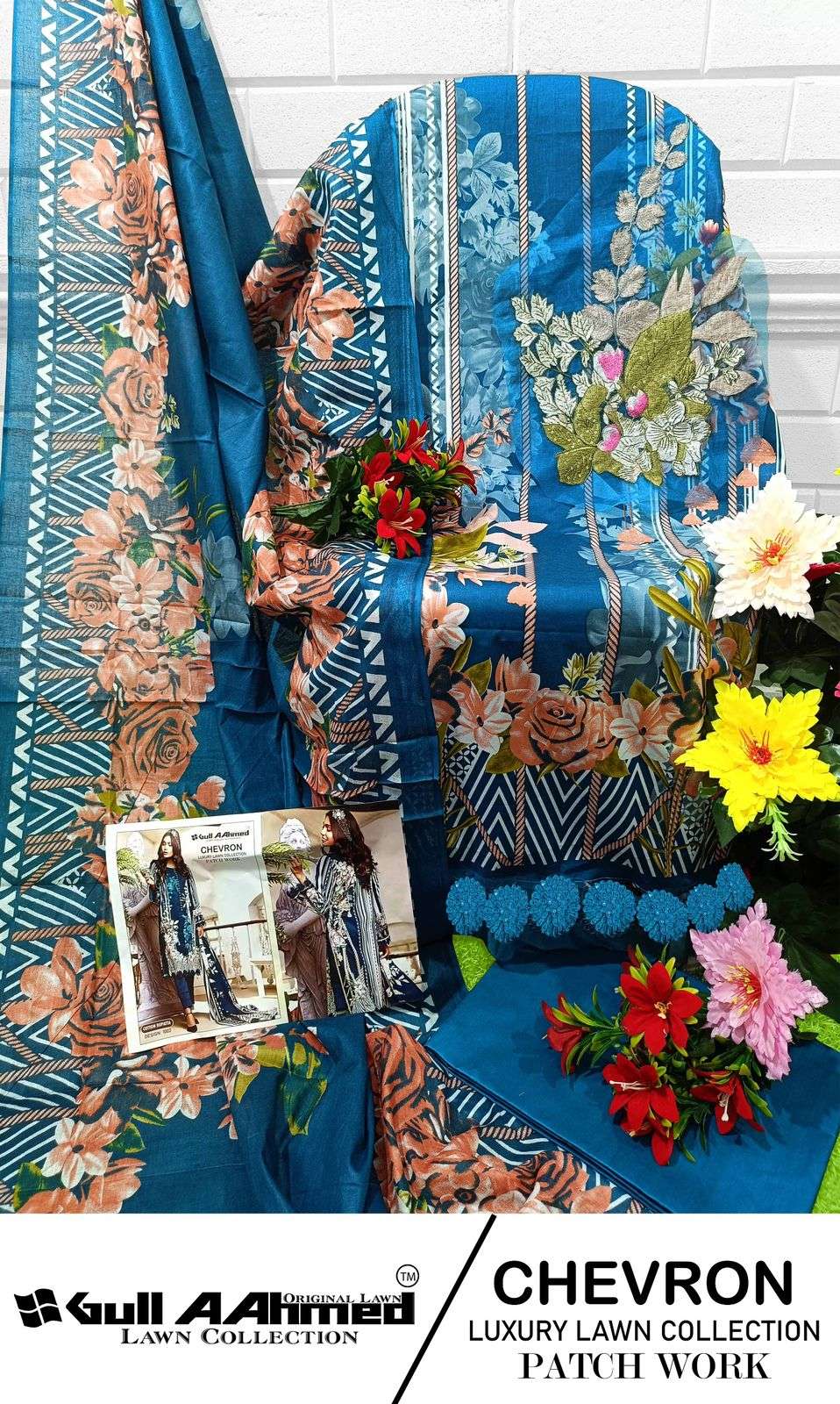 GULL AAHMED CHEVRON LUXURY LAWN COLLECTION