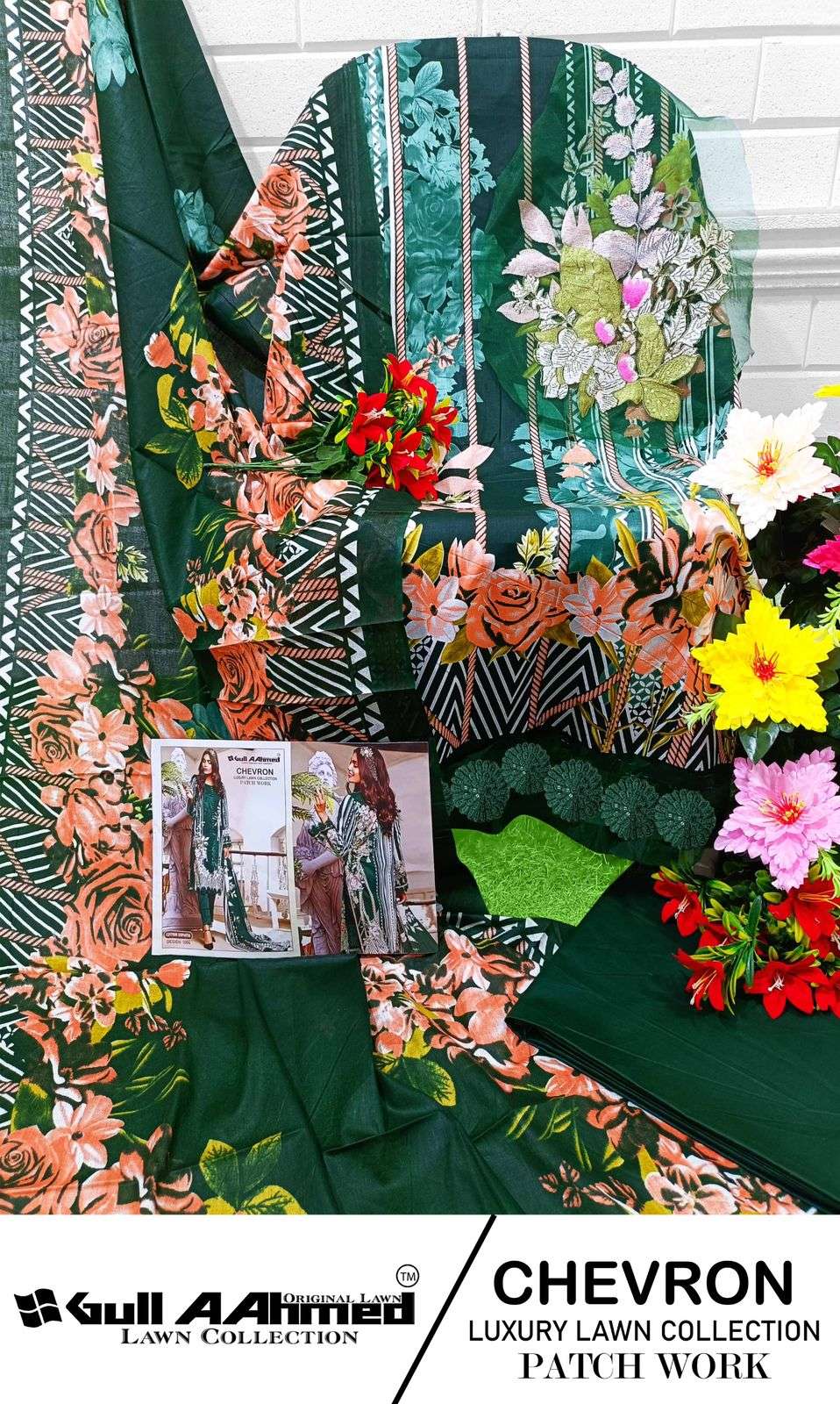 GULL AAHMED CHEVRON LUXURY LAWN COLLECTION