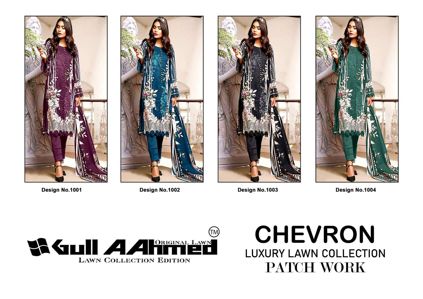 GULL AAHMED CHEVRON LUXURY LAWN COLLECTION