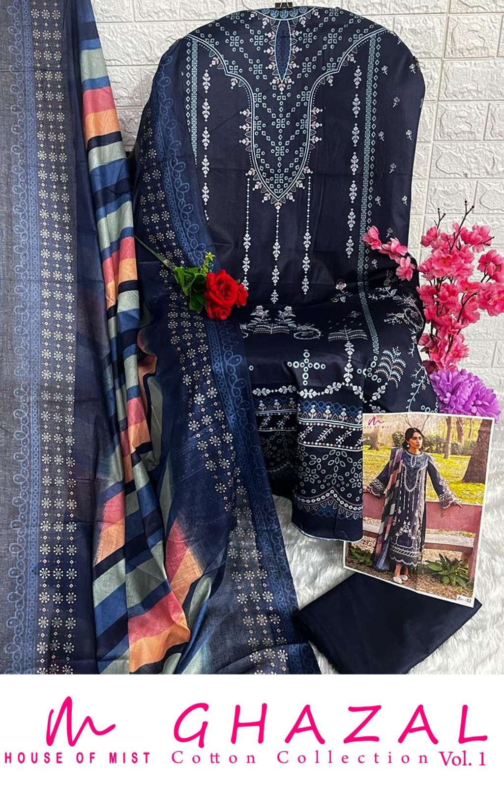 HOUSE OF MIST GHAZAL COTTON COLLECTION