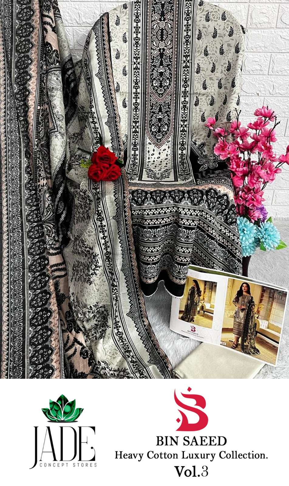 JADE BIN SAEED HEAVY COTTON LUXURY COLLECTION VOL 3