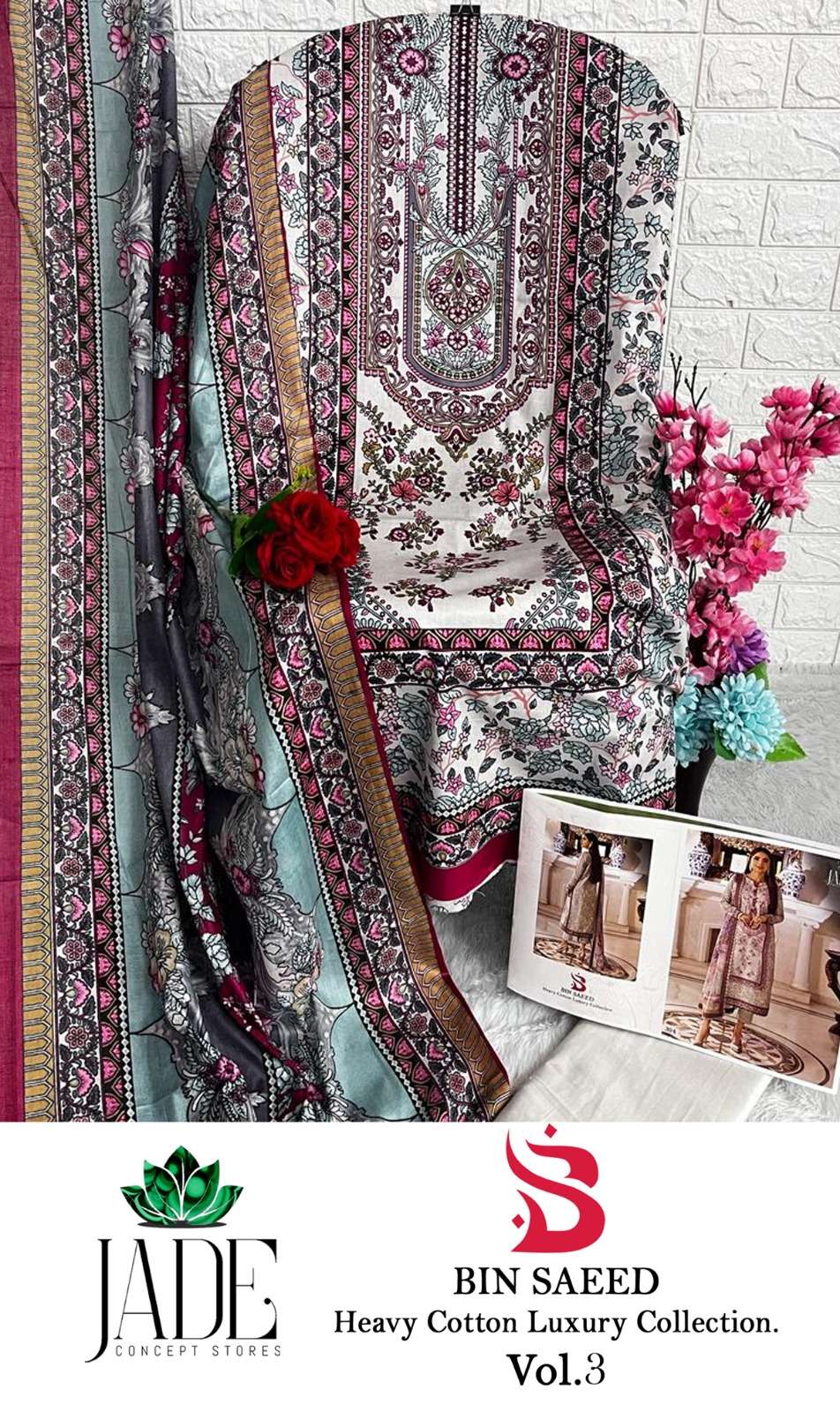 JADE BIN SAEED HEAVY COTTON LUXURY COLLECTION VOL 3