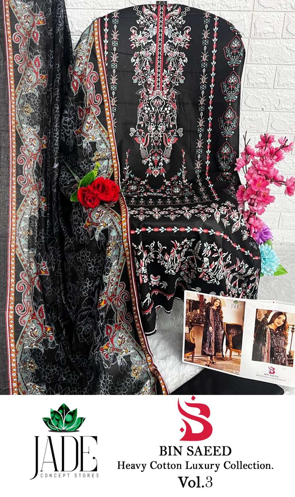JADE BIN SAEED HEAVY COTTON LUXURY COLLECTION VOL 3