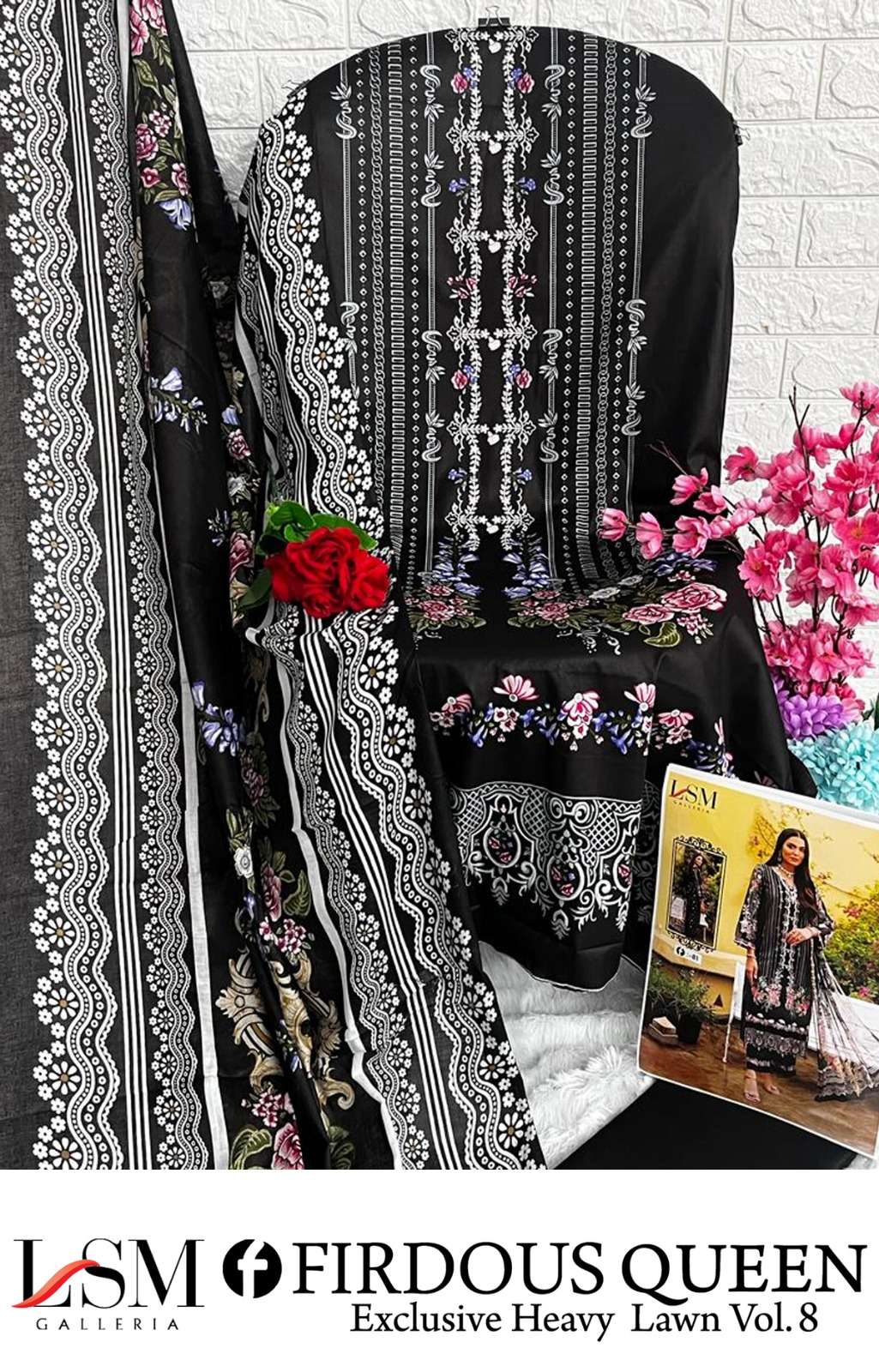 LSM GALLERIA FIRDOUS QUEEN LAWN VOL 8