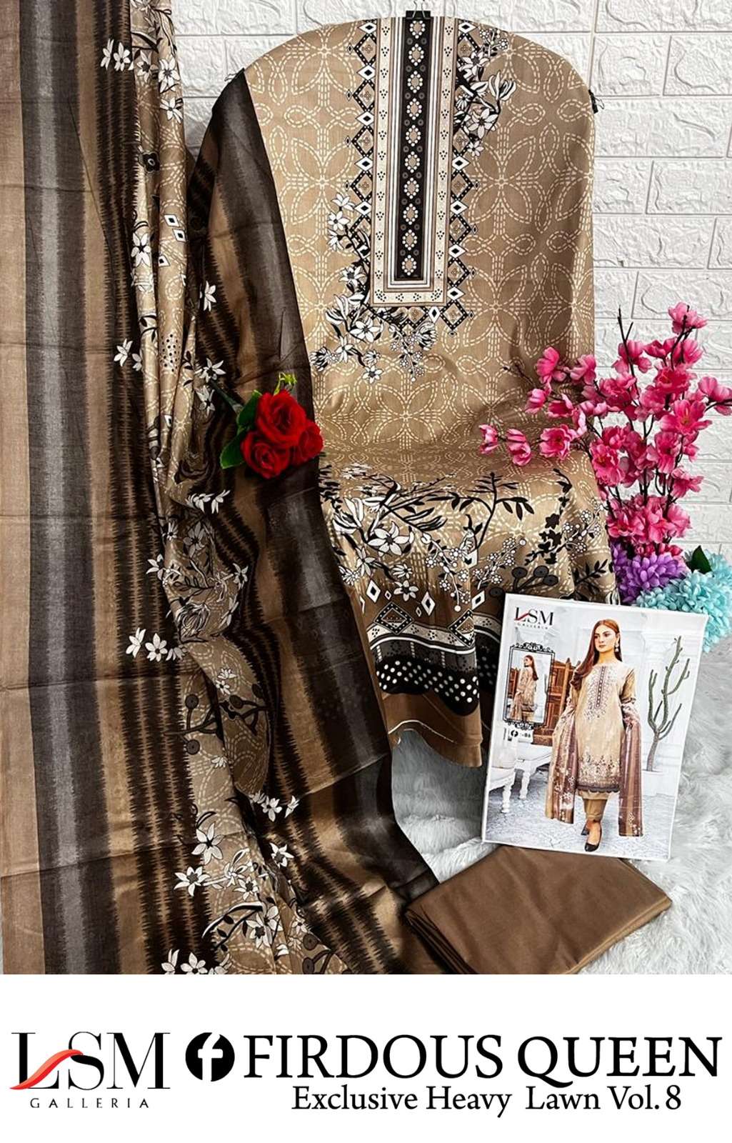 LSM GALLERIA FIRDOUS QUEEN LAWN VOL 8