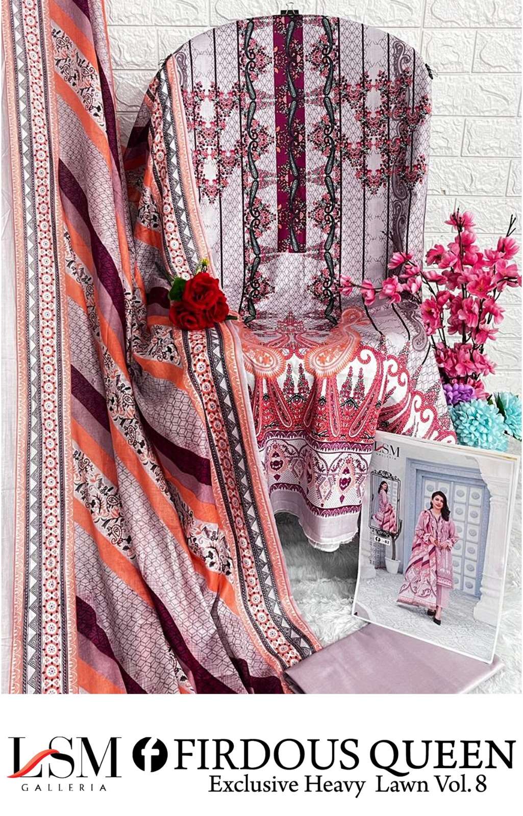 LSM GALLERIA FIRDOUS QUEEN LAWN VOL 8