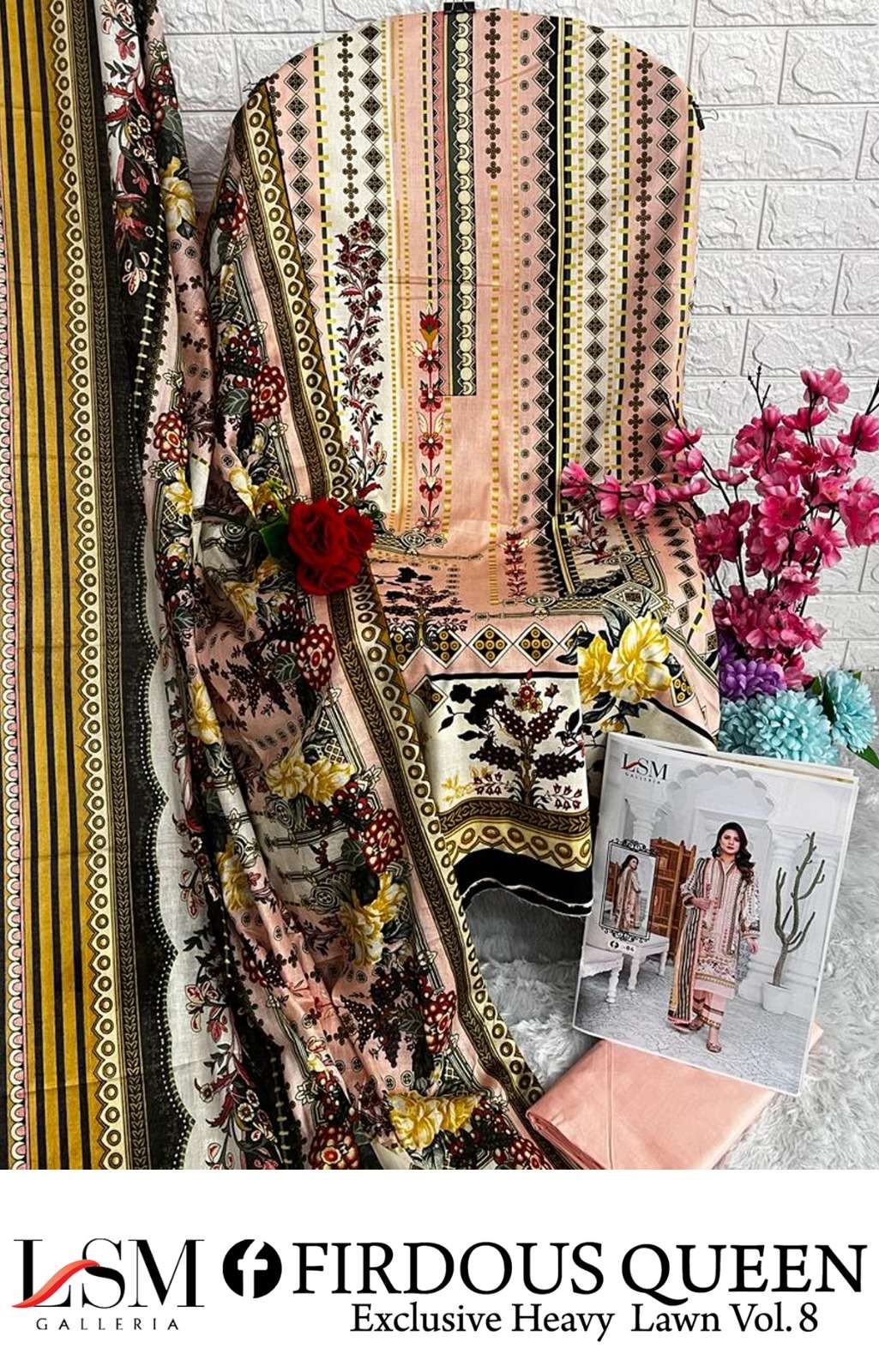 LSM GALLERIA FIRDOUS QUEEN LAWN VOL 8