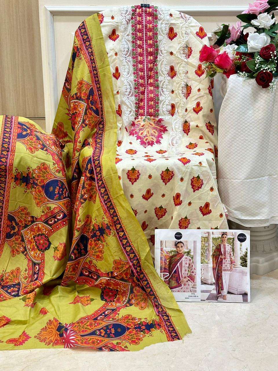 MEHBOOB TEX MARIA B MPRINT SPRING SUMMER COLLECTION D NO 1190 A & B