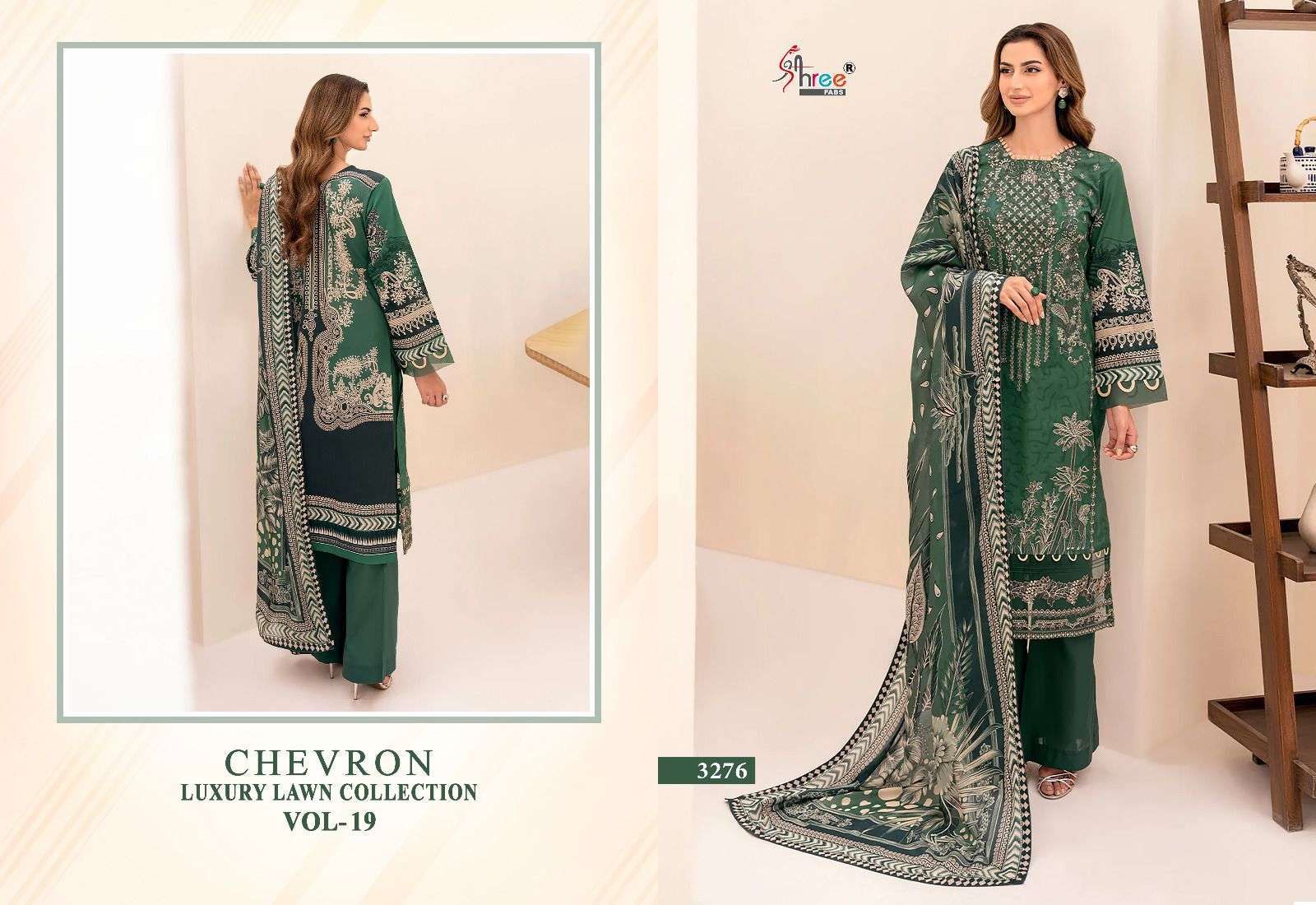 SHREE FABS CHEVRON LUXURY LAWN COLLECTION VOL 19 