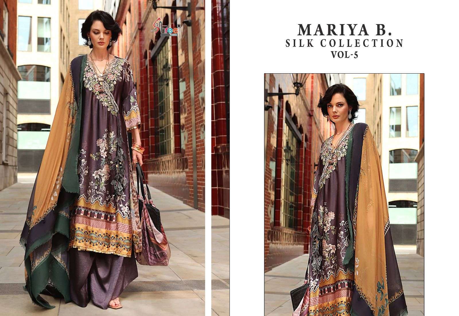 SHREE FABS MARIA B SILK COLLECTION VOL 5