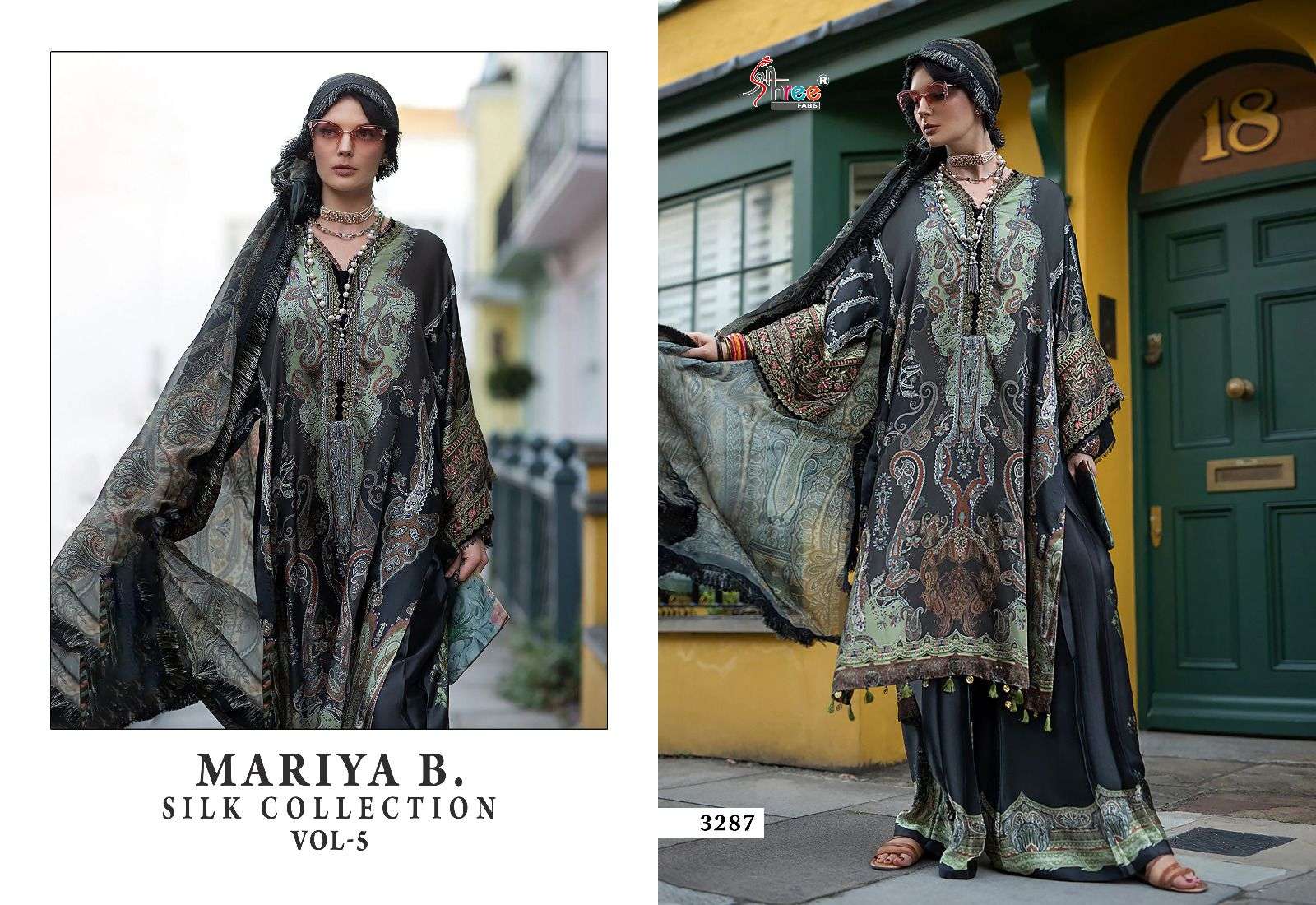 SHREE FABS MARIA B SILK COLLECTION VOL 5