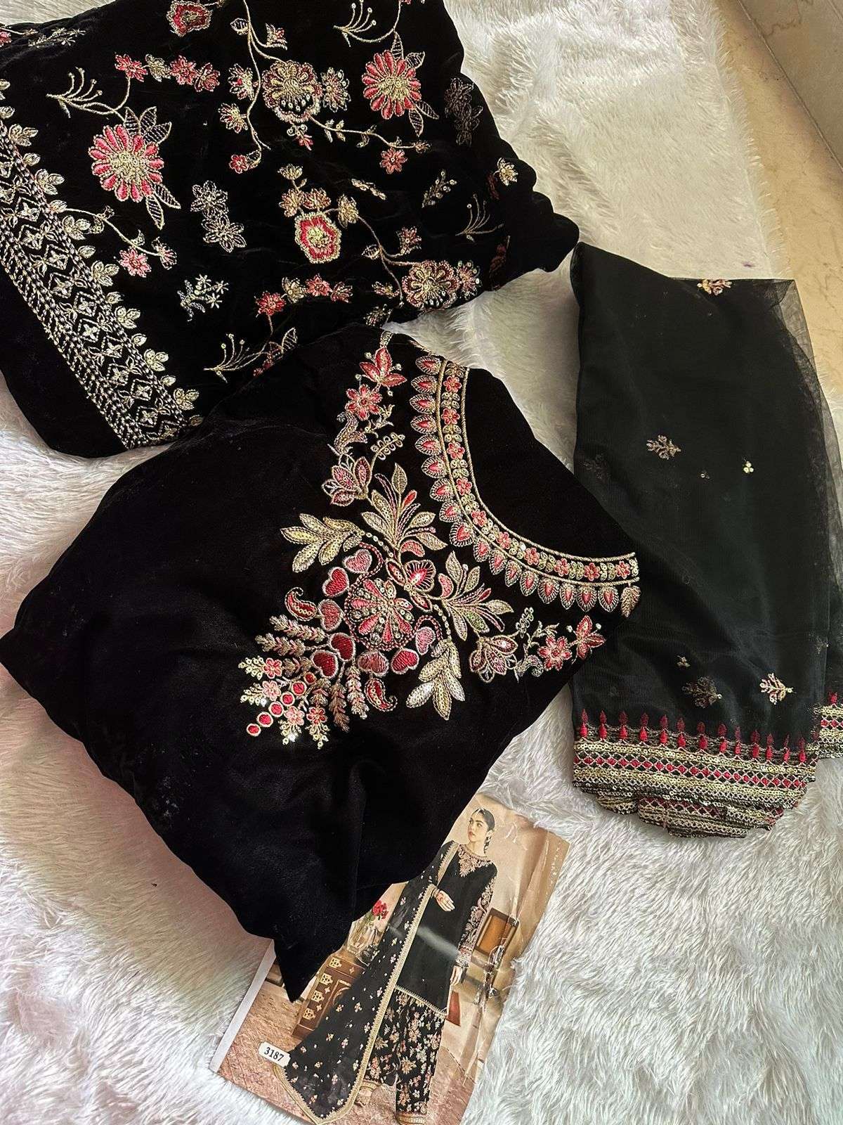 SHREE FABS MARIA B VELVET EDITION 23