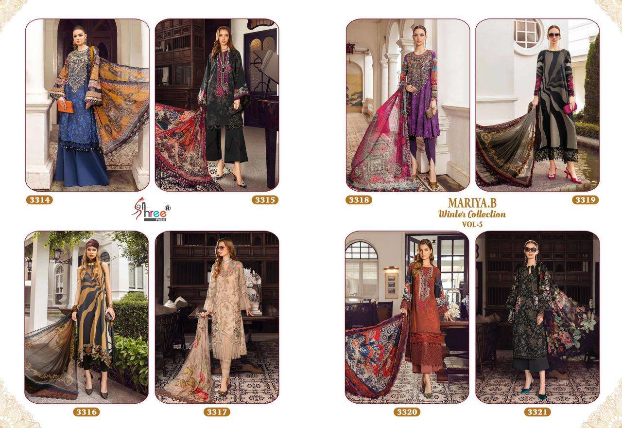 SHREE FABS MARIYA B WINTER COLLECTION VOL 5
