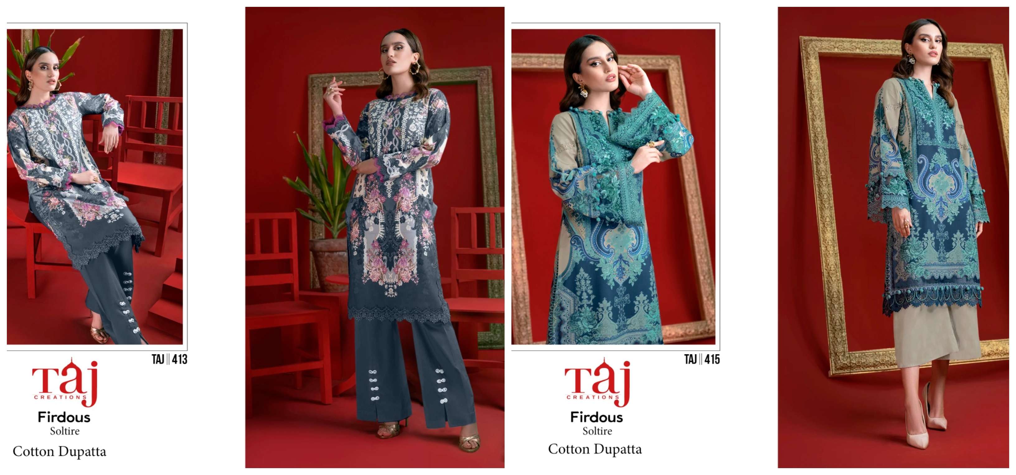 TAJ CREATION FIRDOUS SOLITAIRE