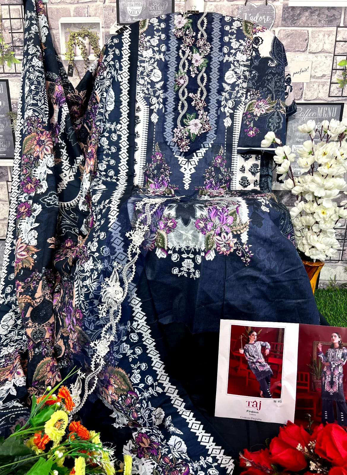 TAJ CREATION FIRDOUS SOLITAIRE