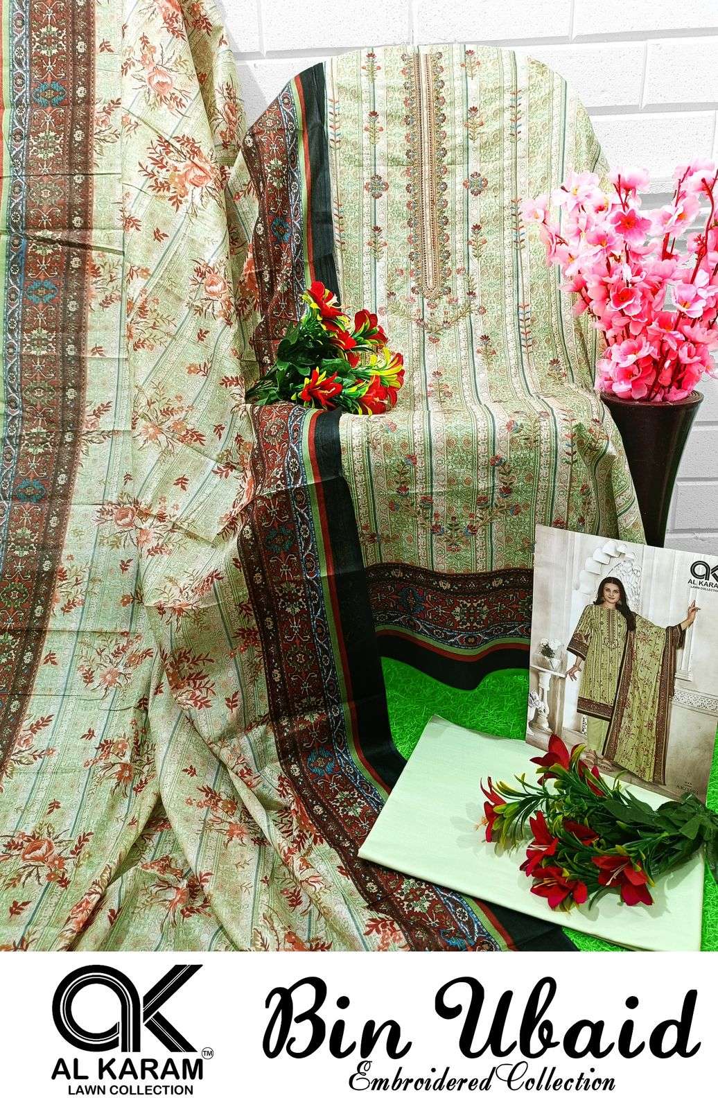 AL KARAM BIN UBAID EMBROIDERED COLLECTION