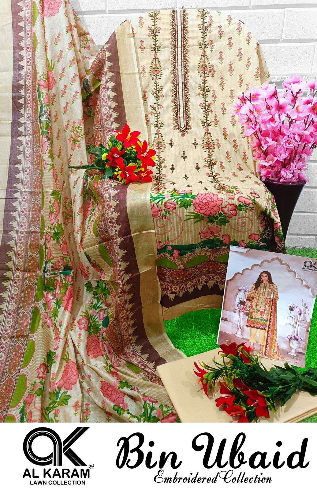 AL KARAM BIN UBAID EMBROIDERED COLLECTION