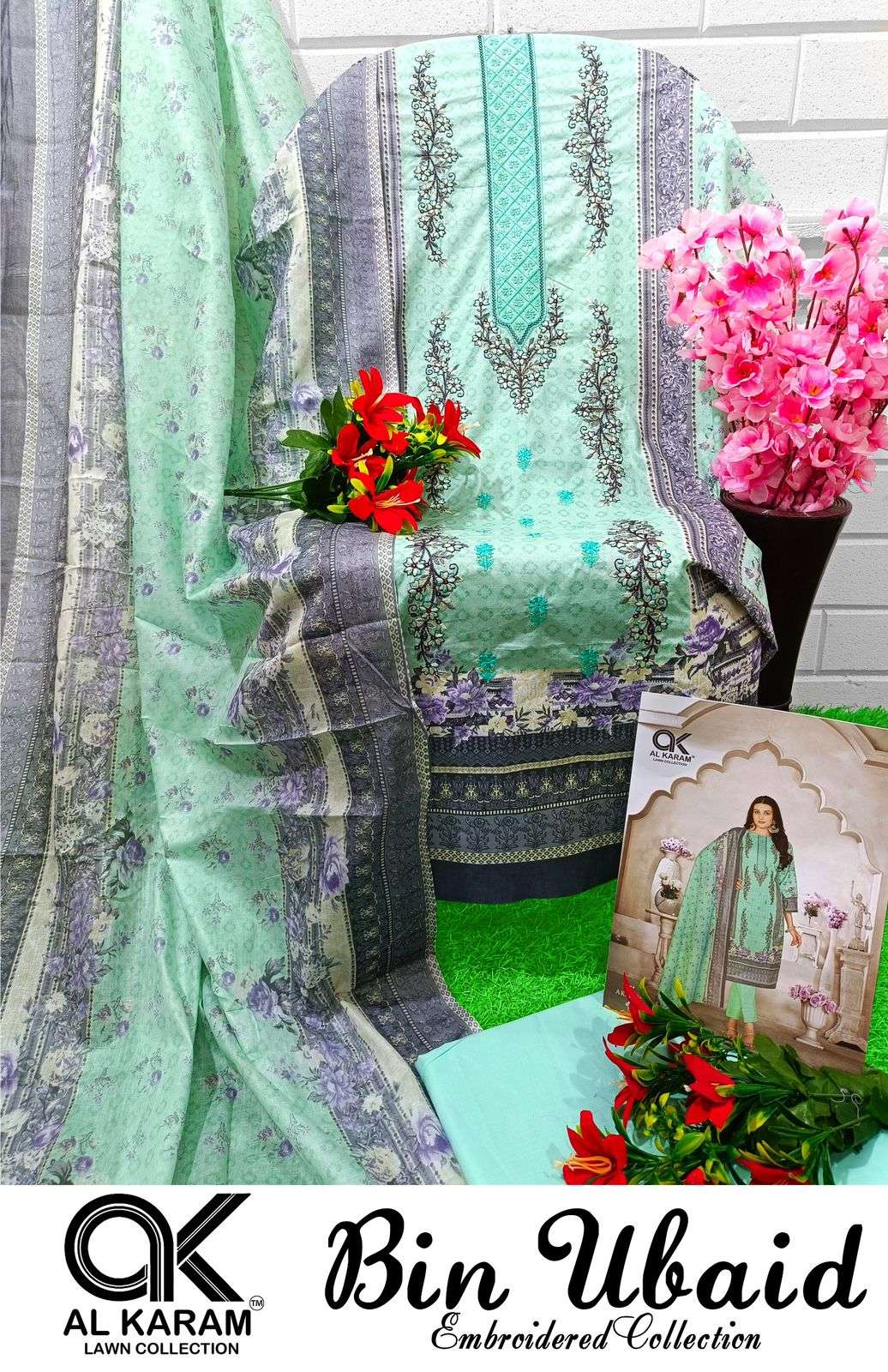 AL KARAM BIN UBAID EMBROIDERED COLLECTION