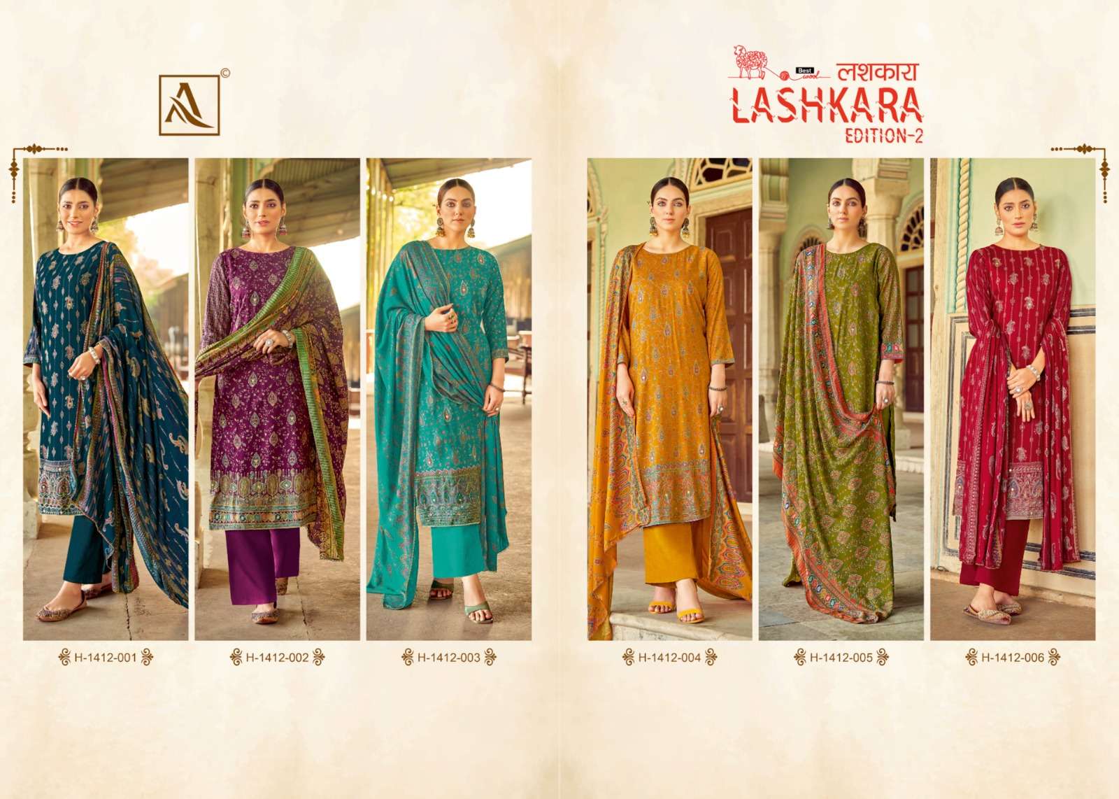 ALOK SUITS LASHKARA EDITION 2 