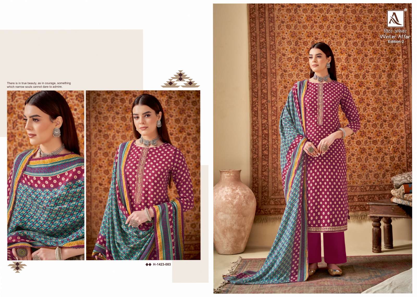 ALOK SUITS WINTER AFFAIR EDITION 2