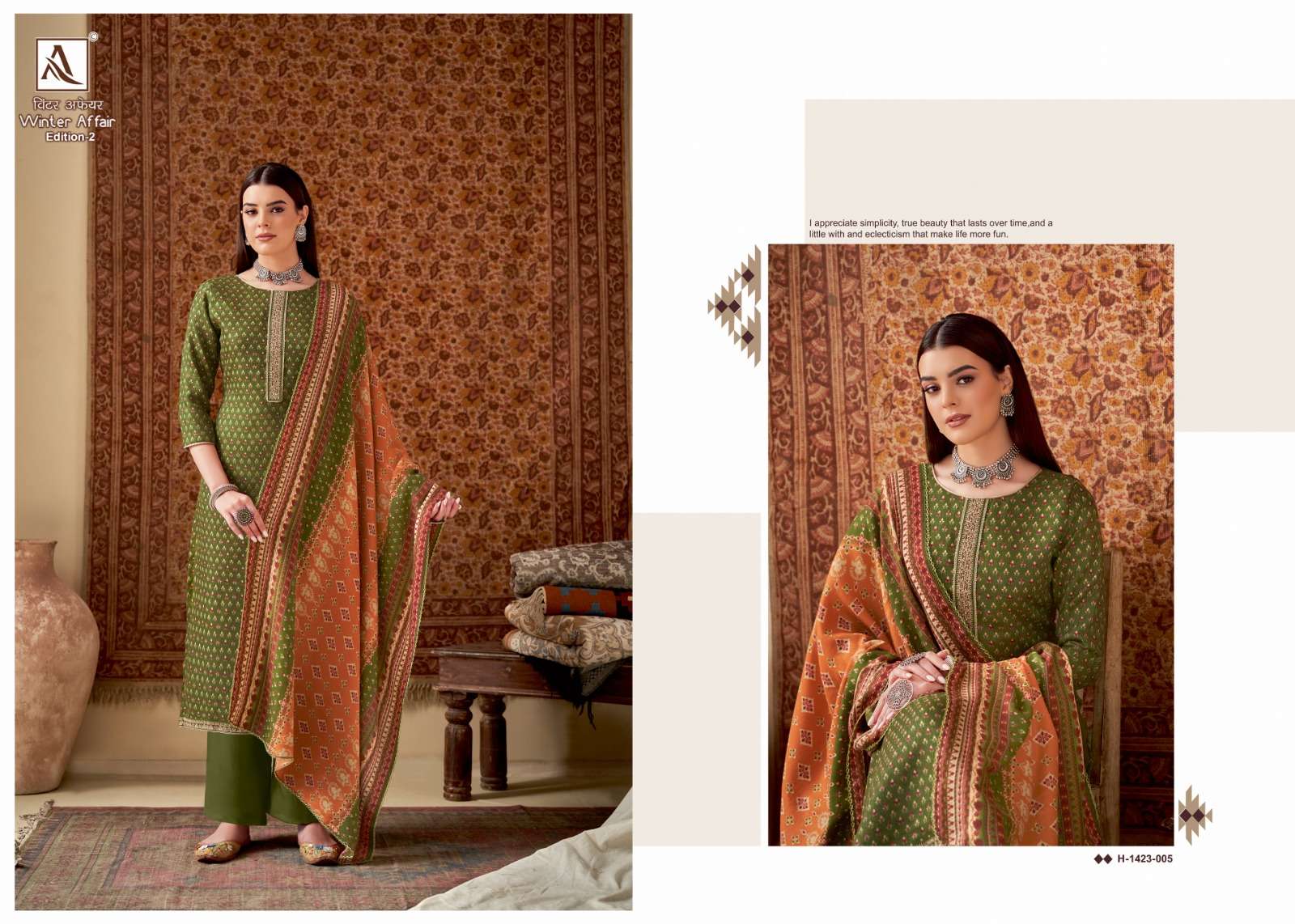 ALOK SUITS WINTER AFFAIR EDITION 2