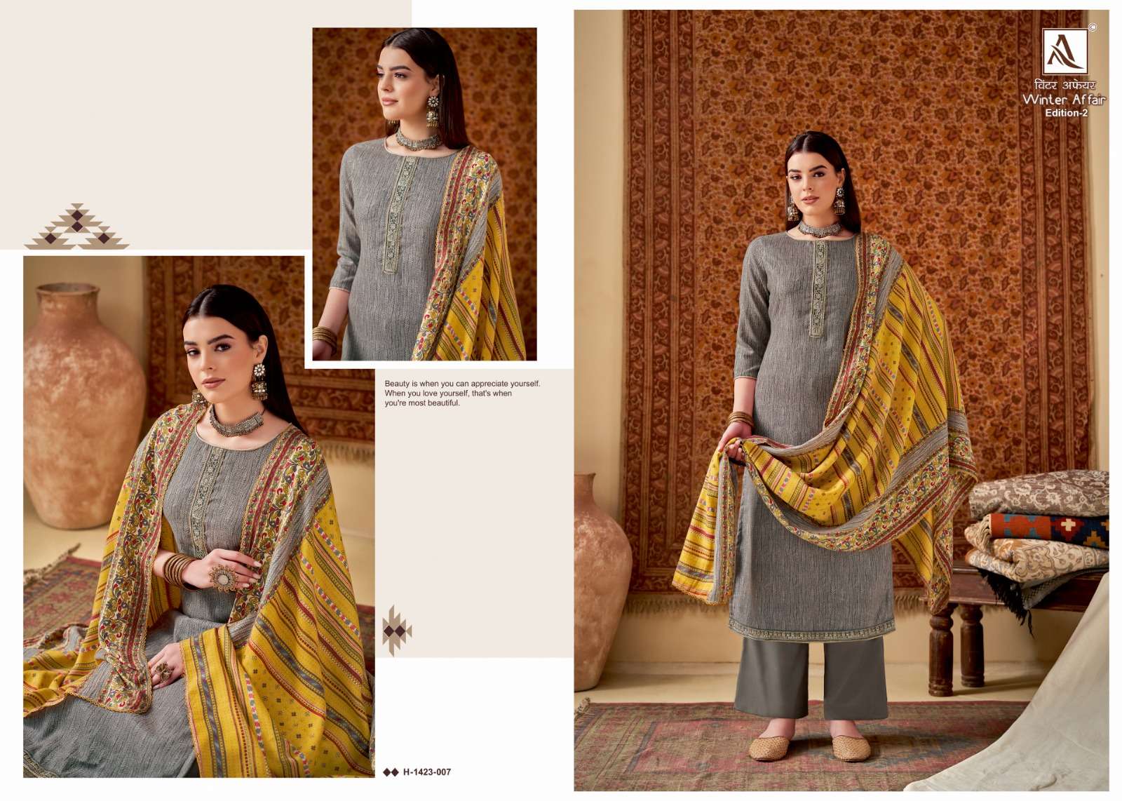 ALOK SUITS WINTER AFFAIR EDITION 2