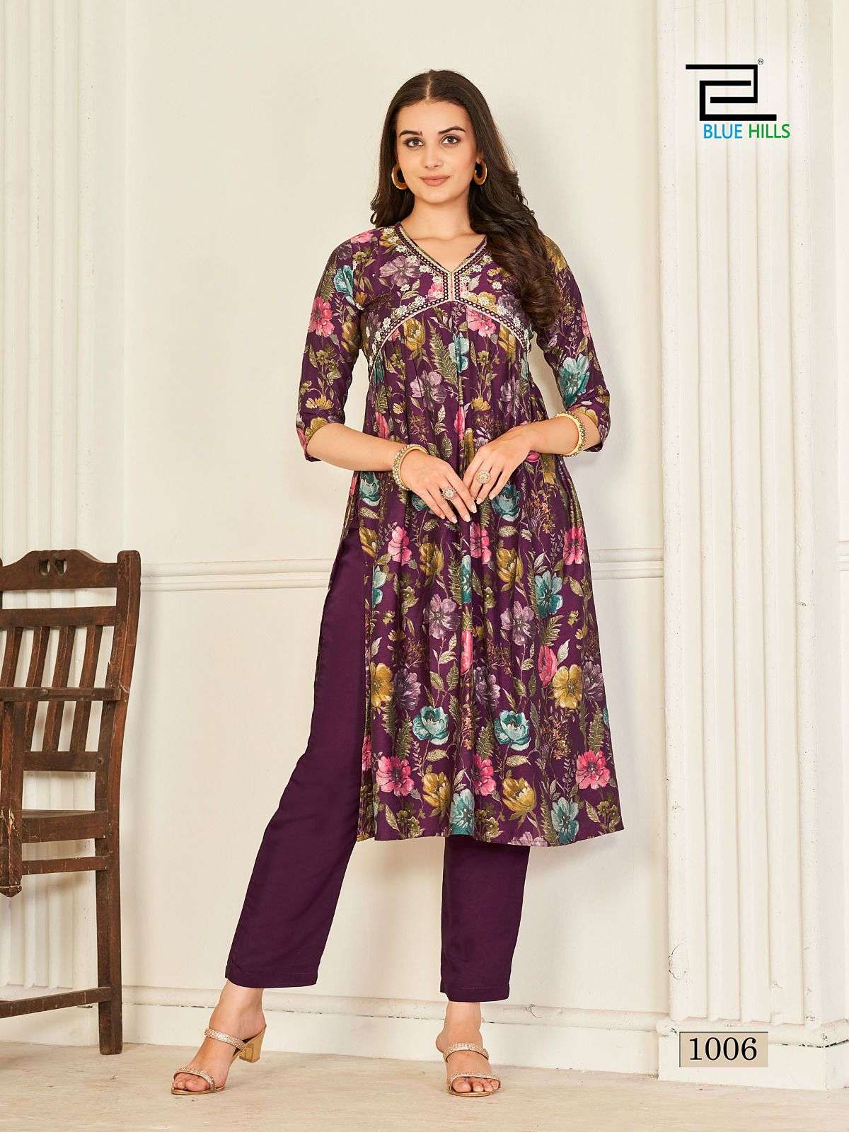 BLUE HILLS SUHANA FLORAL