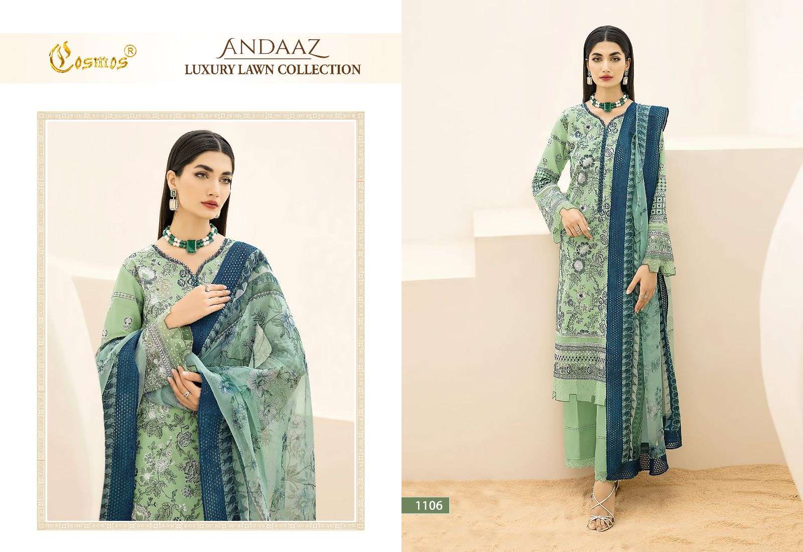 COSMOS FASHION ANDAAZ LUXURY LAWN COLLECTION 